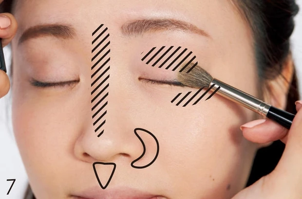 NARS リフ粉を使った毛穴消しメイク