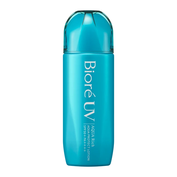ビオレ UV アクアリッチ アクアプロテクトローション SPF50+・PA++++ 70mL ¥968(編集部調べ)/花王