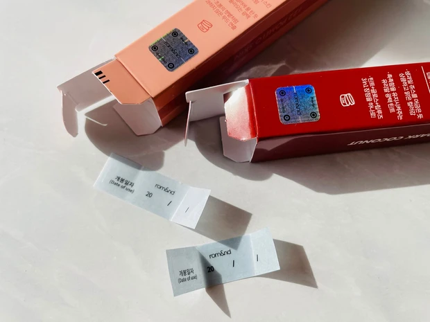 次回のQoo10メガ割候補！大人気韓国コスメ、【rom&nd(ロムアンド)】のジューシーラスティングティント、手持ち8色をスウォッチ・動画と共にレビューしました♡_7_2