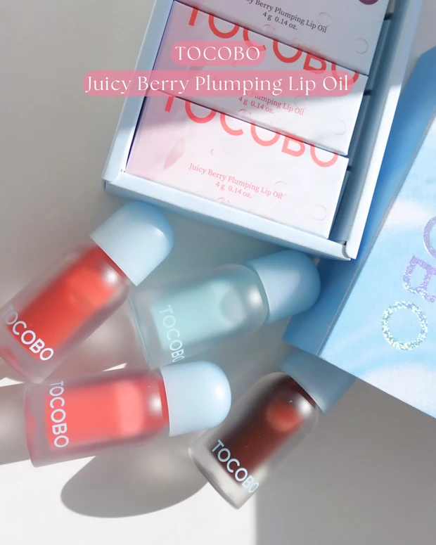 TOCOBO ジューシーベリープランピングリップオイル パッケージ外観