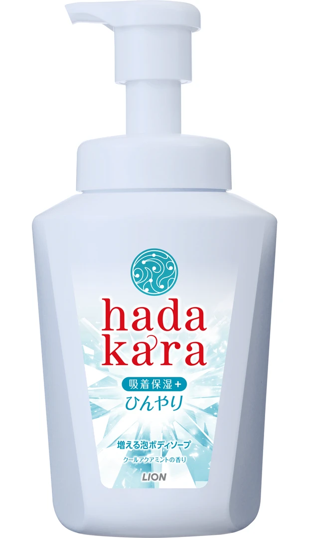hadakaraボディソープ 泡で出てくるひんやりタイプ クールアクアミントの香り