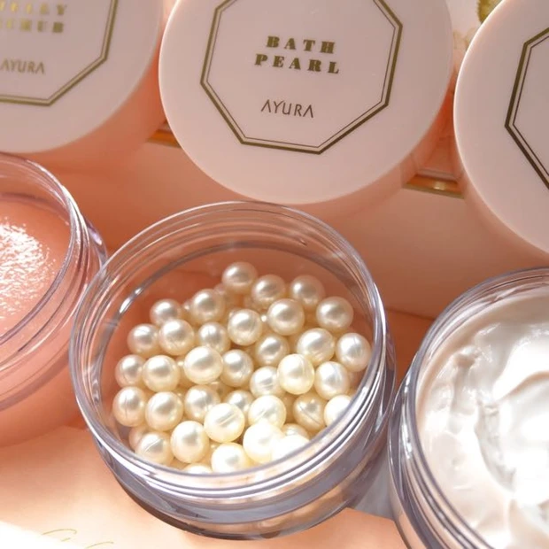 パールをぷかぷか浮かべてプリンセスなバスタイム アユーラのボディケアコフレ2017.11/1発売