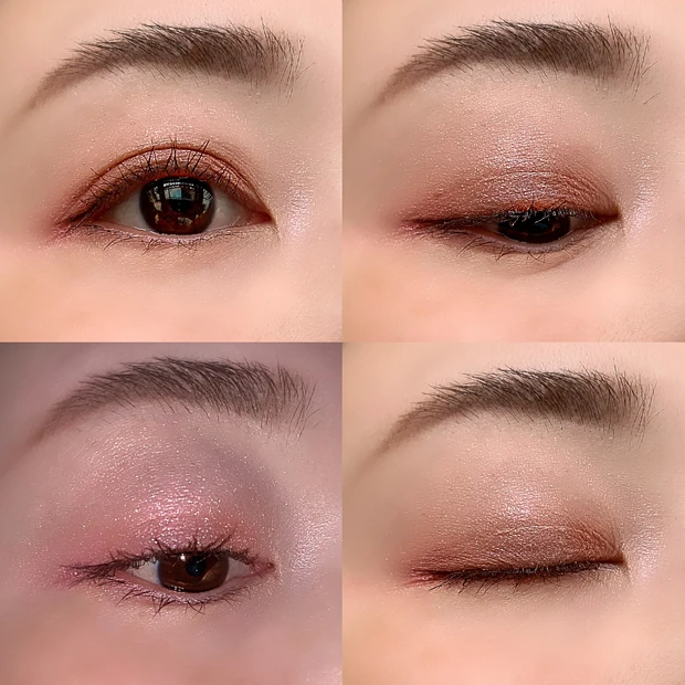 EX14 Tea Rose だけで仕上げたナチュラルアイメイク