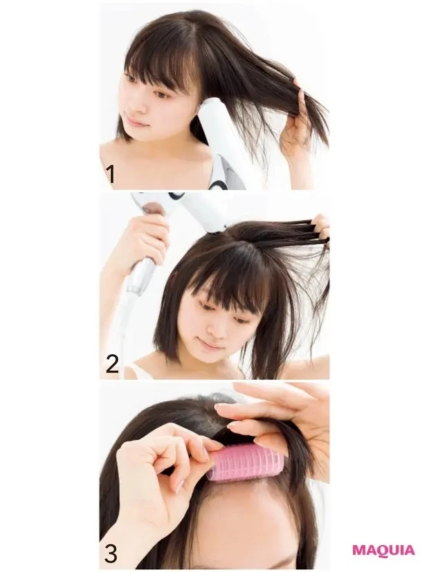 【髪のお悩みQ&A】「少なくてペタンコ」悩みにおすすめの対策_ヘアセット_4