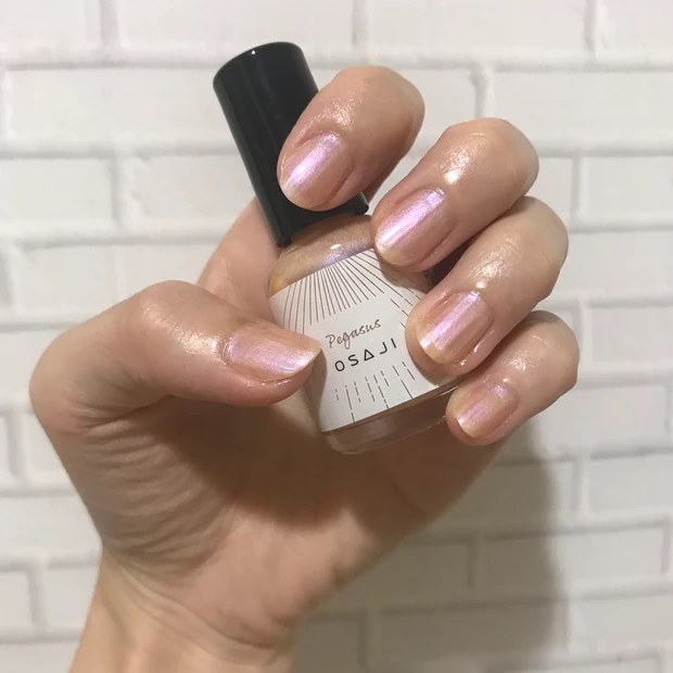 オサジ アップリフトネイルカラー38ペガサス 着画