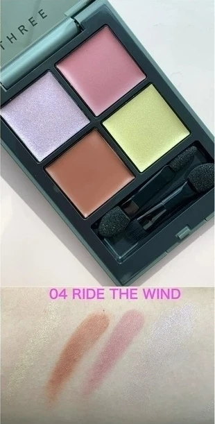 【おすすめイエローアイシャドウ④】THREE ディメンショナルビジョンアイパレットアリー 04_THREE ディメンショナルビジョンアイパレットアリー 04のスウォッチ