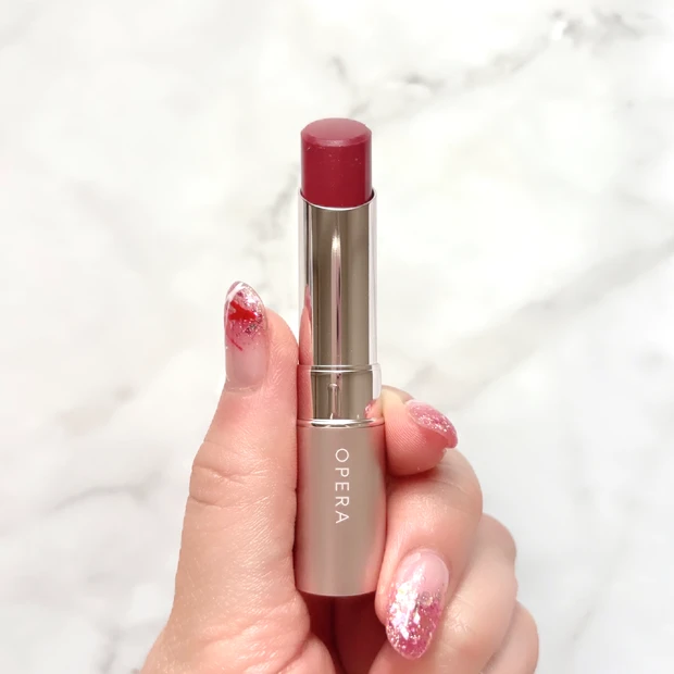 オペラ グロウリップティント 311 ソフトロゼのキャップを開けた状態