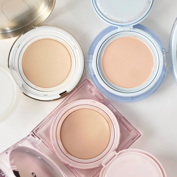 メッシュクッションファンデ おすすめ MISSHA(ミシャ)グロウクッションライト CLIO(クリオ)キルカバーメッシュグロウクッション rom&nd(ロムアンド)ベアウォータークッション 