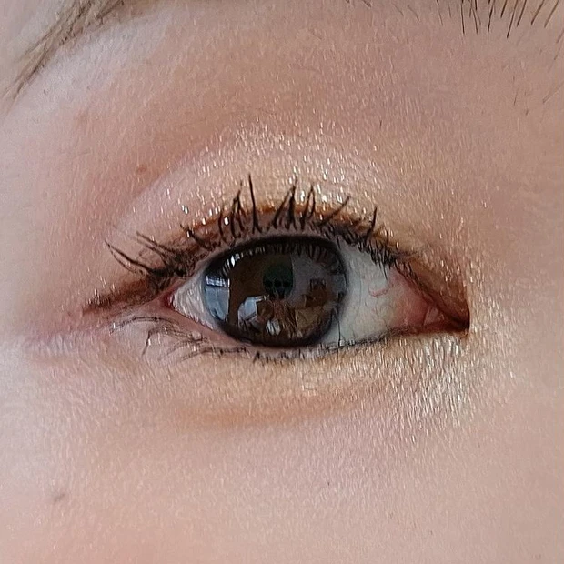 キャンメイク ラメマニア 01 アプリコットピューレ イエベ アイメイク