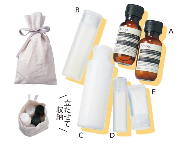 大峰ユリホさんのバスセットポーチ