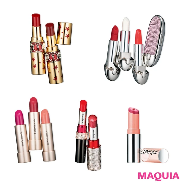 唇に春の彩りを! 注目の新作リップ【マキアージュ、ゲラン、イヴ・サンロー…