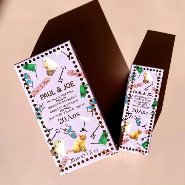 【猫コスメ2022】ポール & ジョー_ポール & ジョー アニバーサリー リップスティックのパッケージ