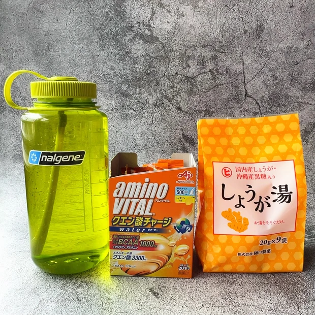 常温水　クエン酸　生姜湯