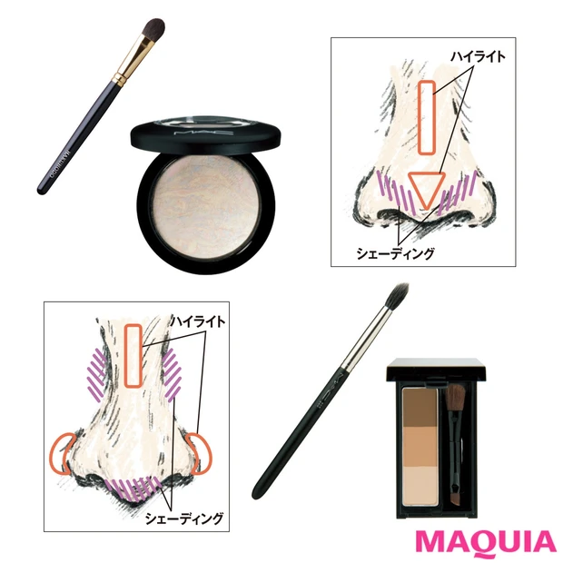 小顔＆美人度UP“忘れ鼻”メイク