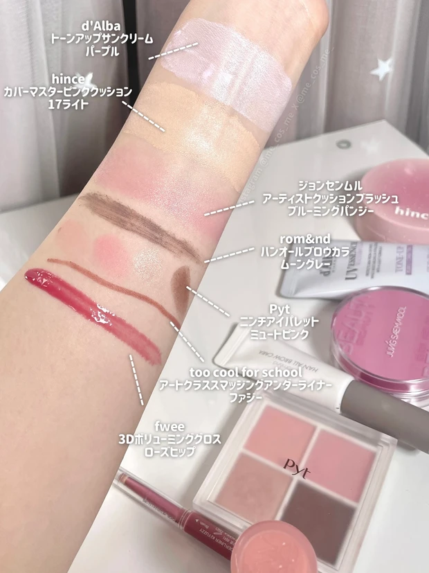 ブランド名と色番