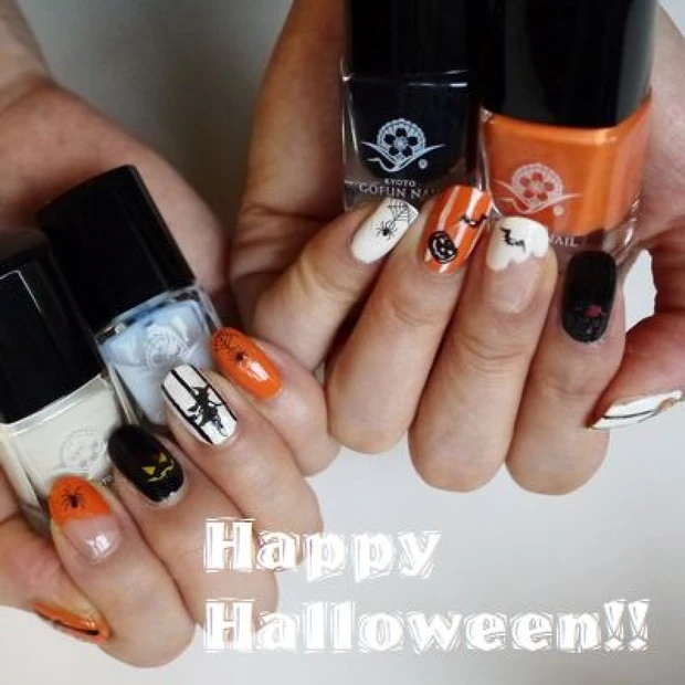 【完全無添加】京の胡粉ネイルのお得なセットで簡単ハロウィンネイル!