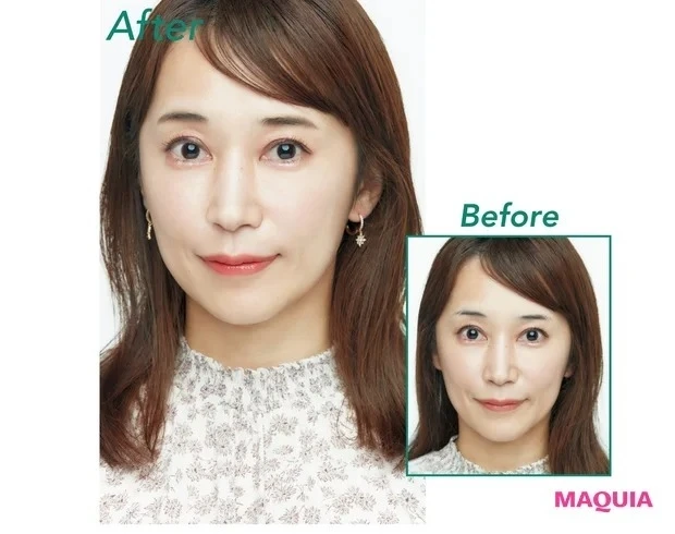 【トレンドの眉メイク④】「細眉」の仕上がり