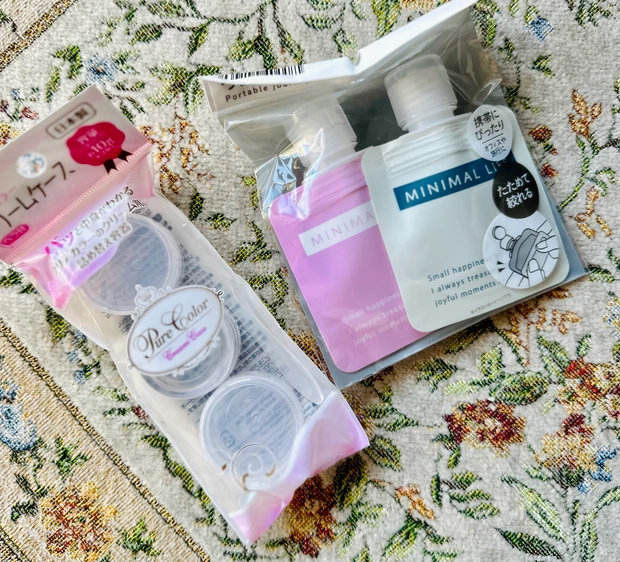 【100均で揃うお風呂セット】サウナ・ジム・日帰り温泉・小旅行に!トラベルポーチの中身を大公開_3_1