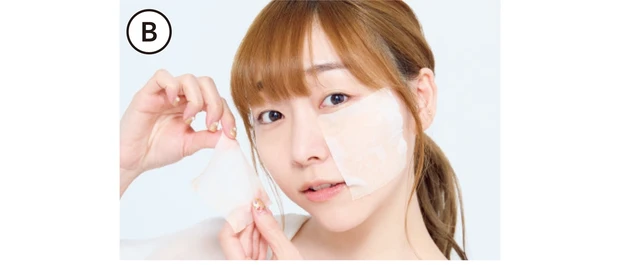 メイク前は無印の化粧水でコットンパック