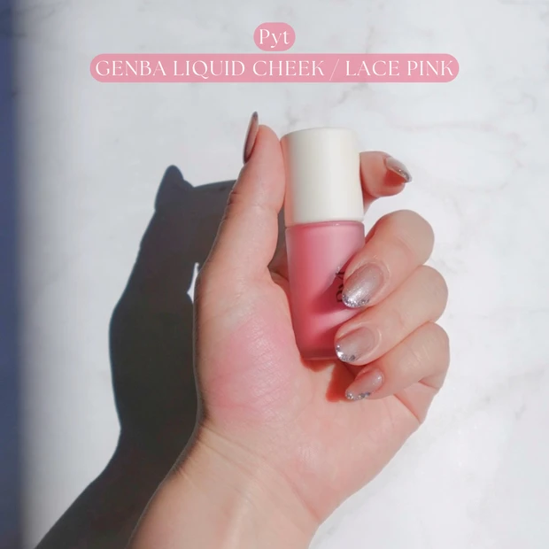 Pyt GENBA LIQUID CHEEK LACE PINK ブルベ冬向けピンクリキッドチーク