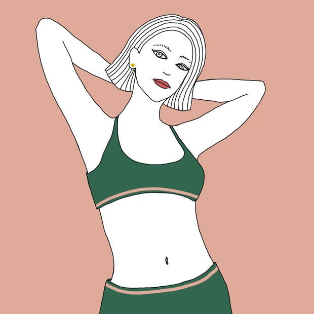 縦へそ、縦へその作り方、へそを縦長にする方法、長坂靖子