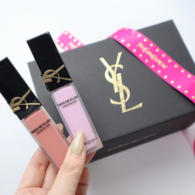 【新作チーク】YSL メイクミーブラッシュ リキッド44と69がブルベにおすすめ！