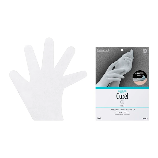 キュレル　ハンドケアマスク 4枚入全2種 （M・L）