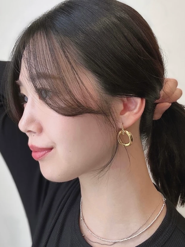 ミディアムレイヤー　名古屋美容室