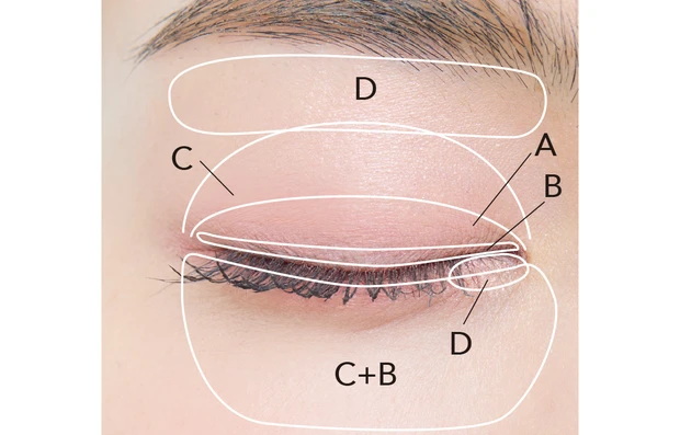 2026年春新作コスメ ケイト バウンシーチークシャドウ PK-2 二重の塗り方