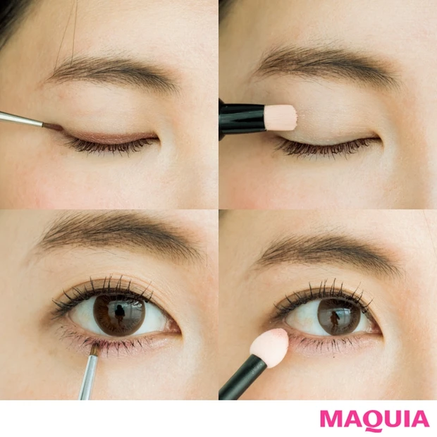 ￥500の赤みシャドウで抜け感UP！ 派手顔さんの魅力を引き出すアイレシ…