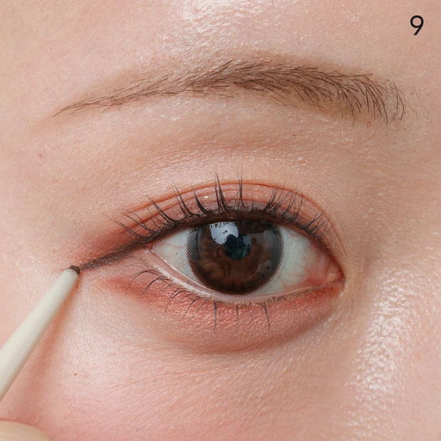 声優石飛恵里花アイメイクプロセス９