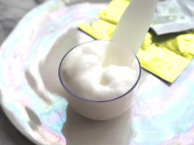 【小顔】【ニキビ】【毛穴】週に2回のご褒美ビタミンケア！柑橘系のアロマ香る限定炭酸パックをポップアップショップで購入しました！_3_2