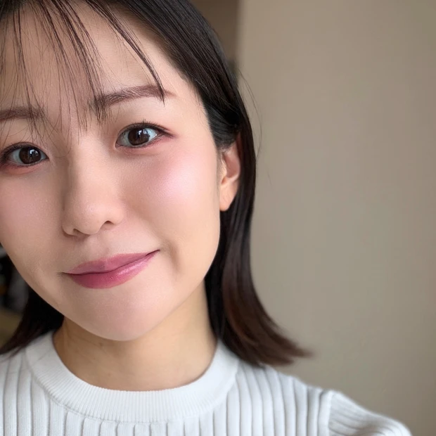 YSL ラブヌードリップスティック 6ノーティーピンク 仕上がり