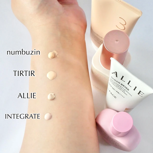 ノーファンデUV ノーファンデ下地 おすすめ テクスチャー 比較