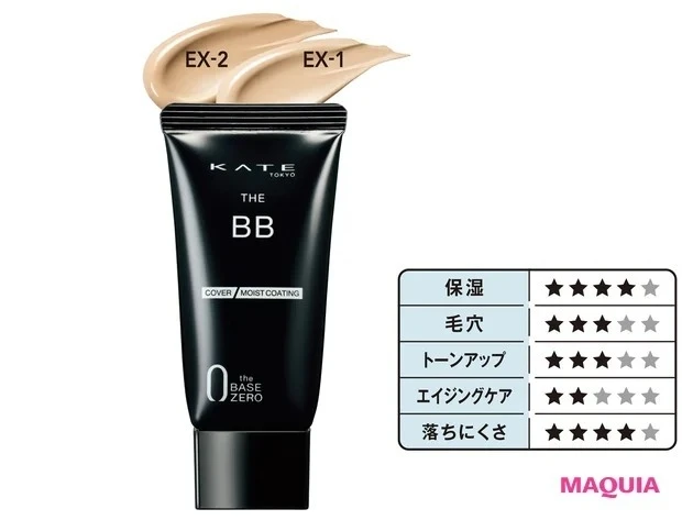 KATE ザBB(カバー&モイストコーティング)全2色 各¥1540(編集部調べ)