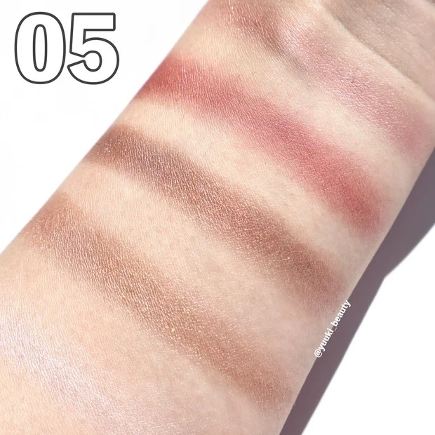 「ブルームクチュール アイズ 05 dahlia blush」アイメイク やり方 使い方 口コミ　ゆう③