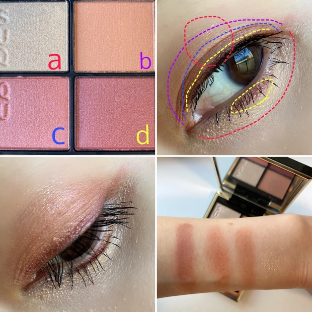 生まれ変わったSUQQUの4色パレット♡♡透明感のある上品なツヤ目元へ。_6_2