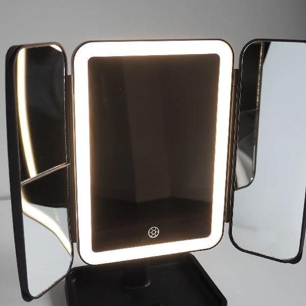 女優ミラー（電球色）