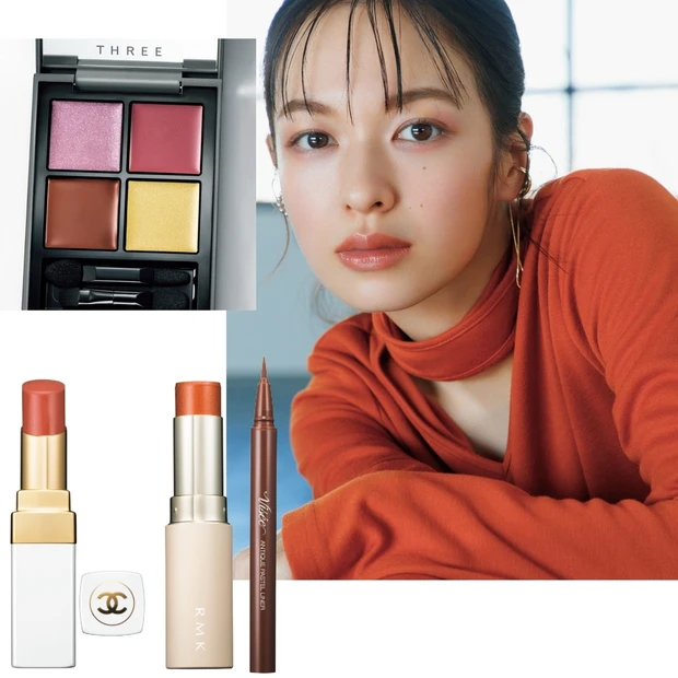 １つの春色アイパレットで3つの顔！ 2大トレンドカラーはこう使うとおしゃ…