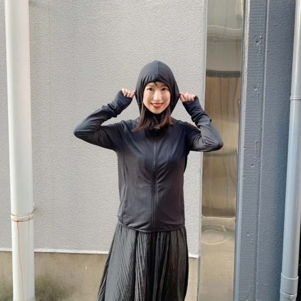 日焼け止め+αでしっかりUVカット♡私が普段愛用している【ユニクロ】エアリズムUVカットメッシュパーカーをご紹介♡
_6