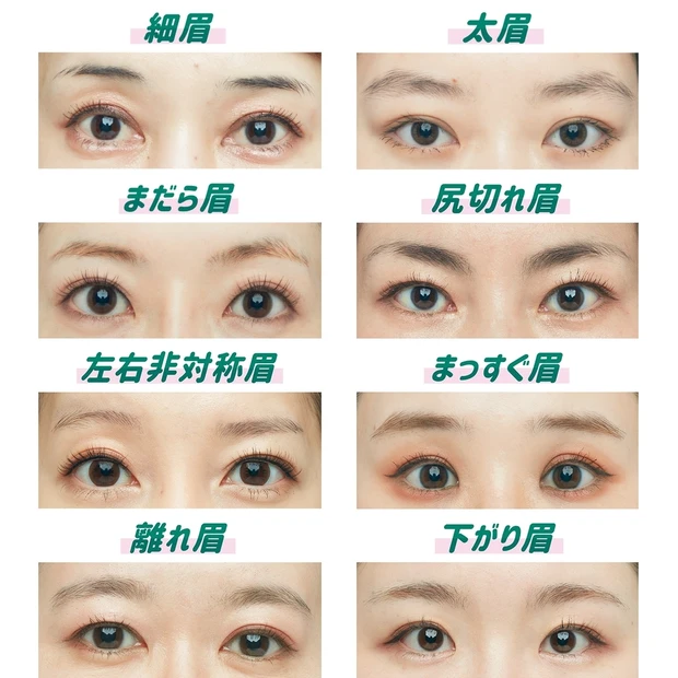 あなたの眉タイプから診断！ 濃さ&バランス別 似合う眉の描き方