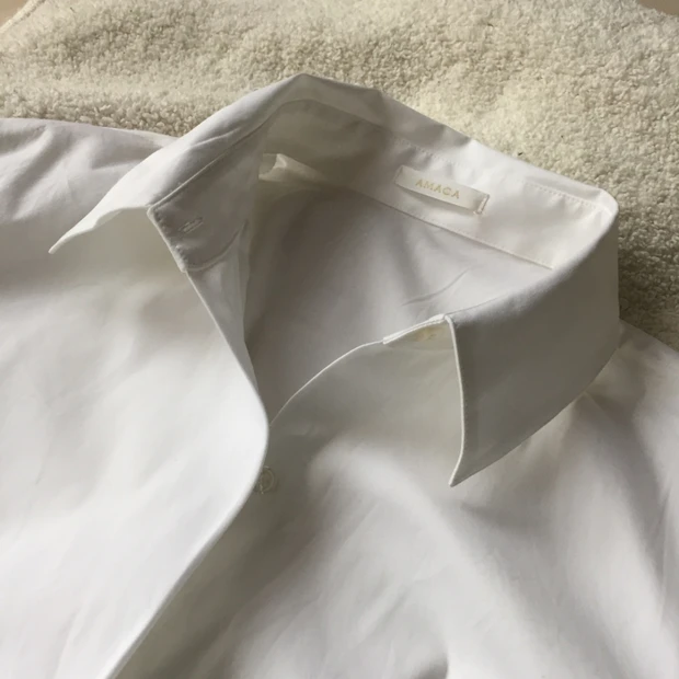 美容家電裏技やってみて!白シャツの襟が汚れにくくなりますよ。