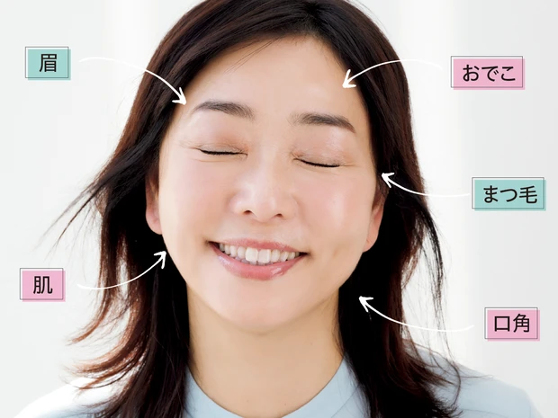 メイク　天野佳代子　パーツケア