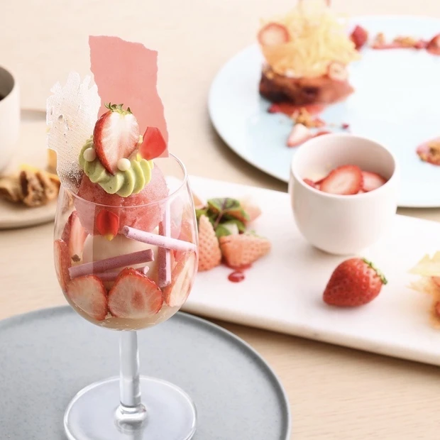 Beauty Connection Ginzaのいちごのフルコース
