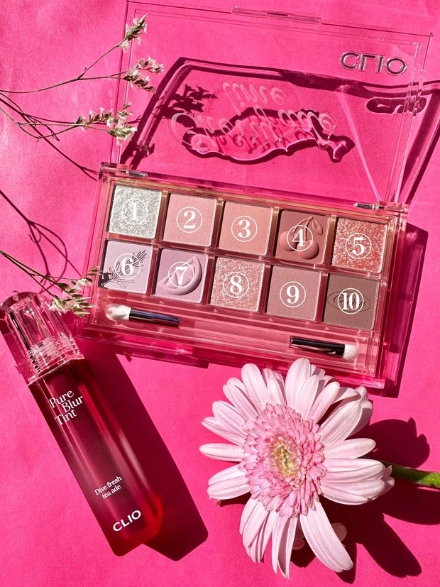 【おすすめ韓国アイシャドウ④】CLIO（クリオ）プロ アイ パレット #22【DIVE FRESH TEA ADE】￥3960　スウォッチ