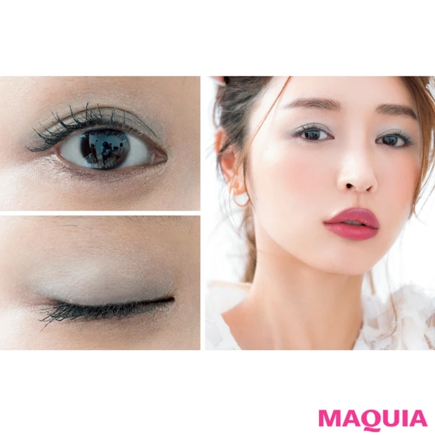 塗り方ガイド付きで簡単! ¥800のブルーシャドウでクールな美人顔に変身