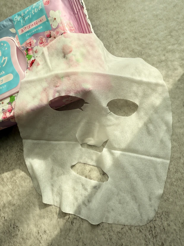【春コスメ】毛穴・メイクのり・メイクもち悩み一掃！サボリーノ目ざまシート［あけぼの桜の香り］でしっとりツヤ肌キープ【シートマスク】_5