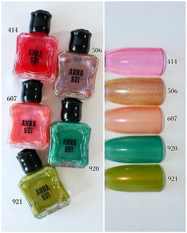 アナ スイ ネイルカラー スウォッチ2