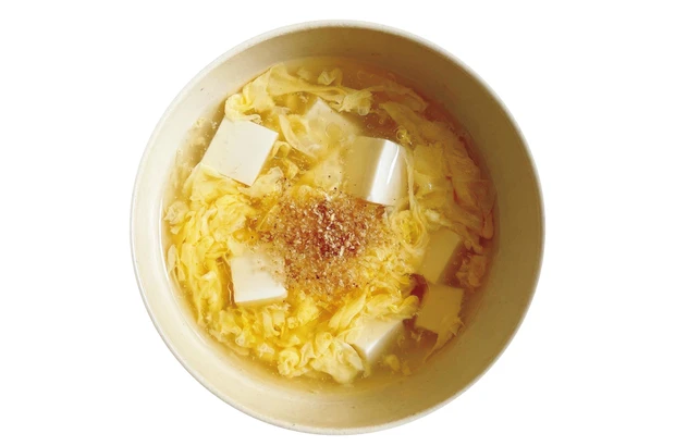 とろとろ卵と豆腐のスープ