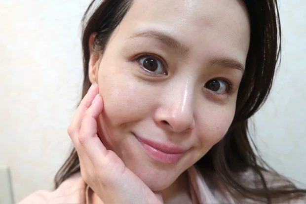 TO モチ クレイスパークリングウォッシュ使用後の洗いあがり